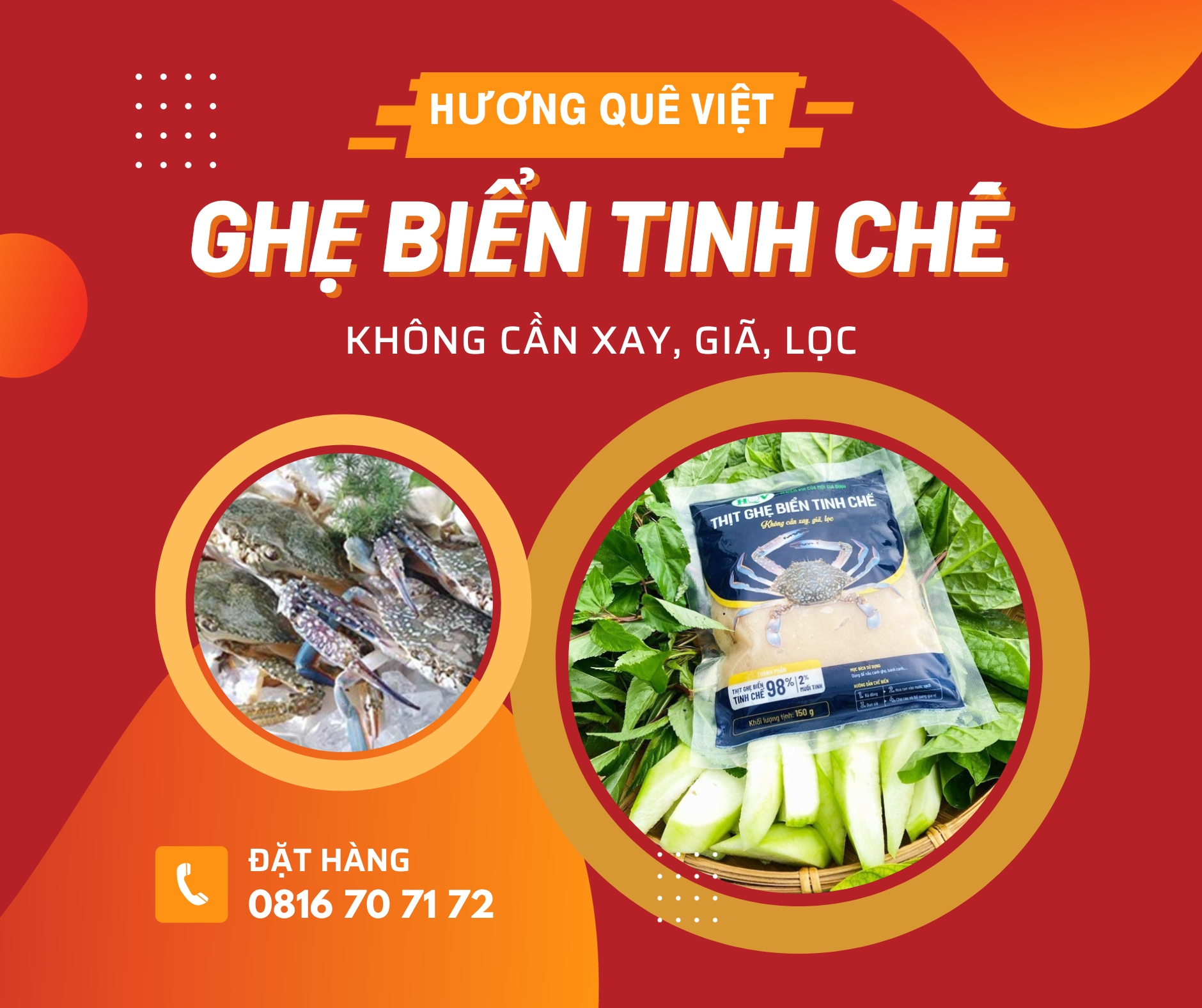 Ghẹ biển tinh chế